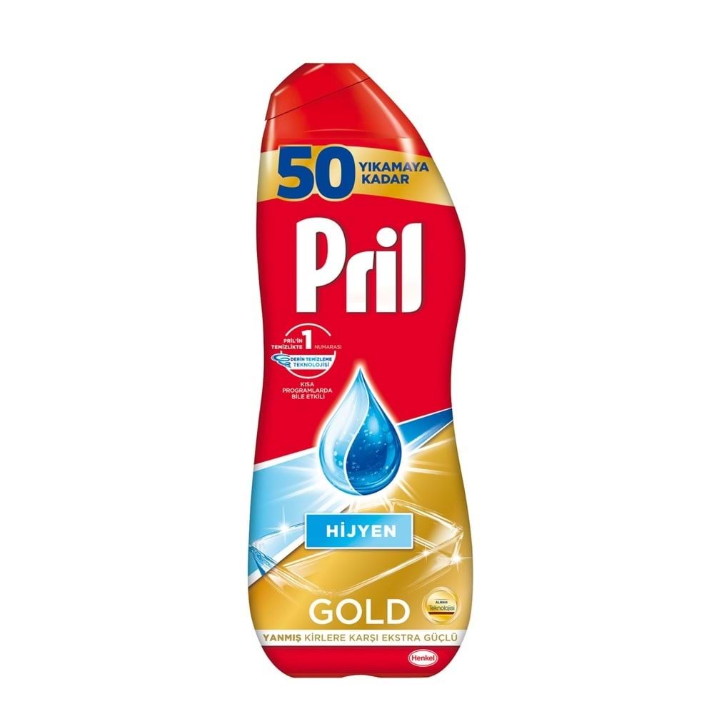 Pril Jel Gold Hijyen 50 Yıkama 900 Ml