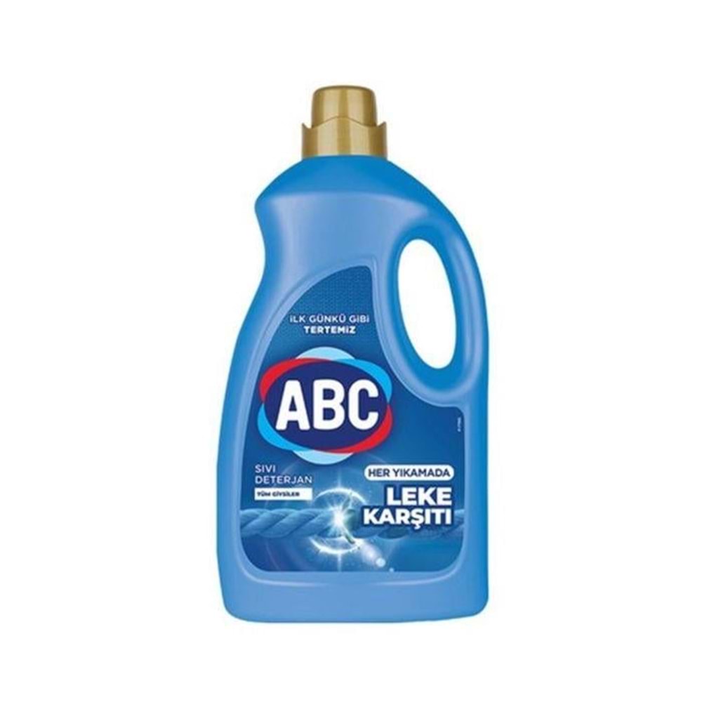 Abc Sıvı Çamaşır Deterjan Tüm Giysiler 3 Lt