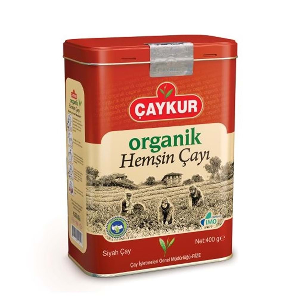 Çaykur Organik Hemşin Çayı 400 Gr Teneke Kutu