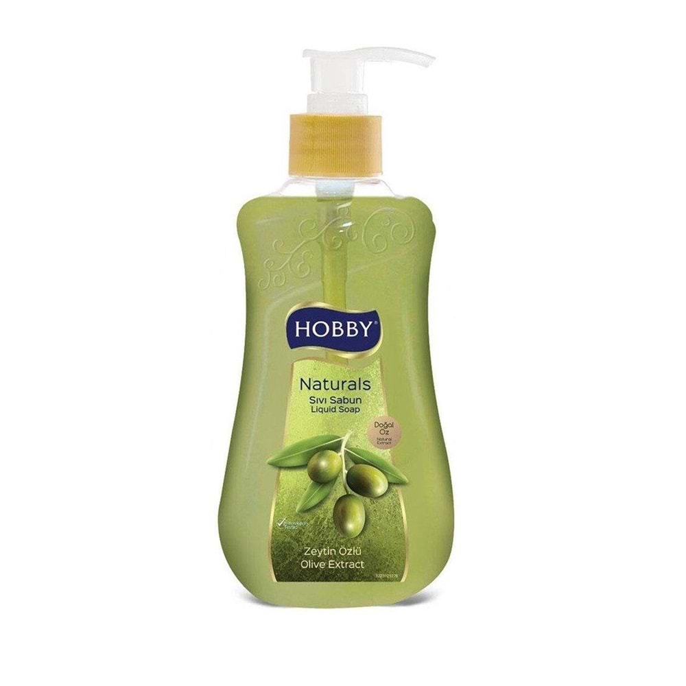 Hobby Sıvı Sabun Zeytin Özlü 400 Ml Naturals