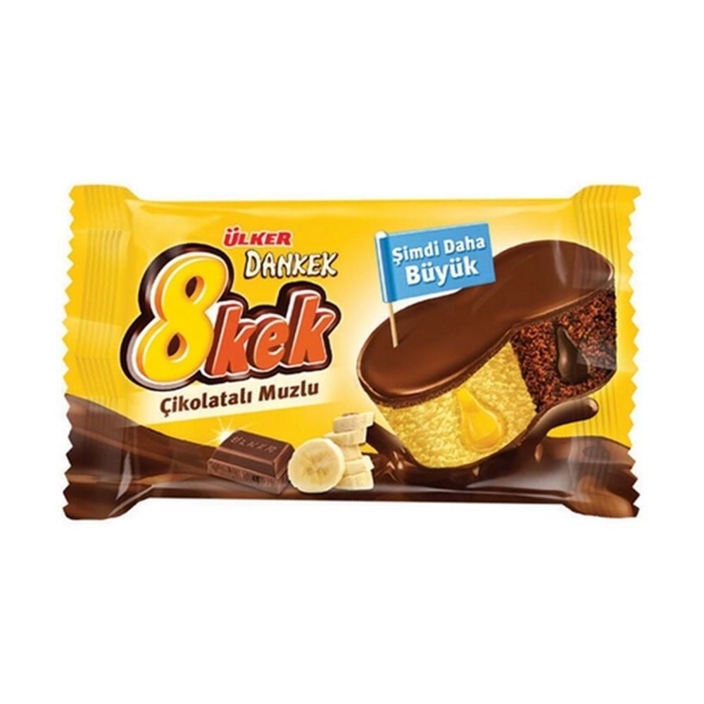 Dankek 8 Kek Çikolatalı Muzlu 55Gr