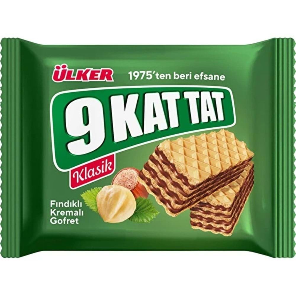Ülker 9 Kat Tat Fındıklı Kremalı Gofret 39 Gr