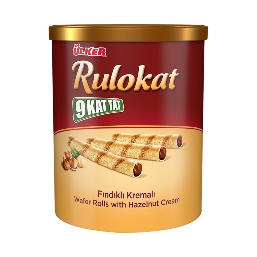 Ülker Rulokat Fındıklı Kremalı Rulo Gofret 170 Gr