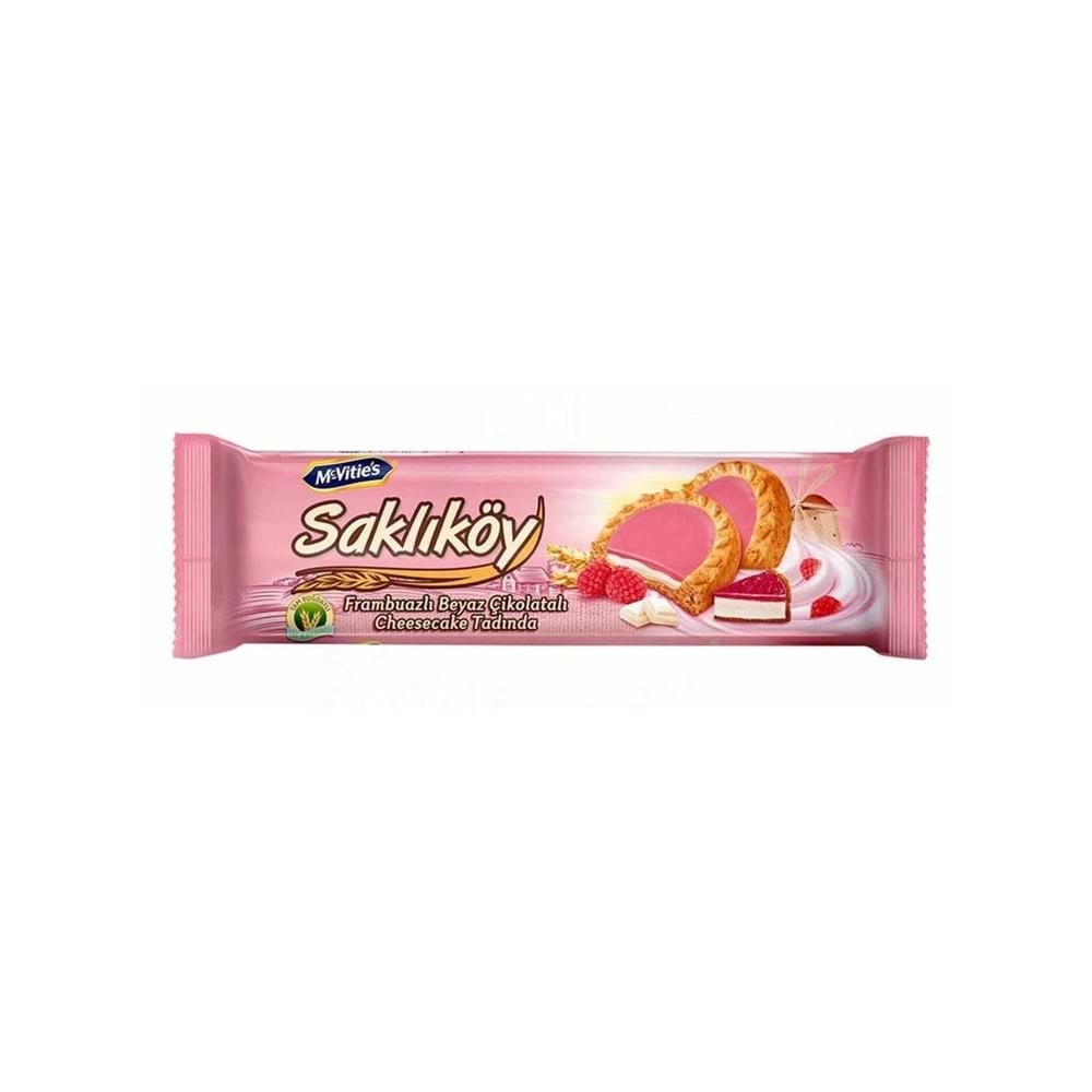 Ülker Mc-Vities Saklıköy Frambuazlı Beyaz Çikolatalı Cheesecake 100 Gr