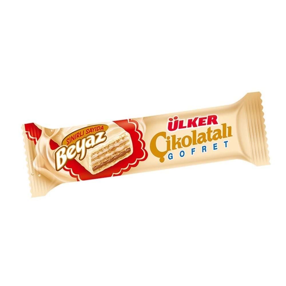Ülker Çikolatalı Gofret Beyaz Çikolata 35 Gr