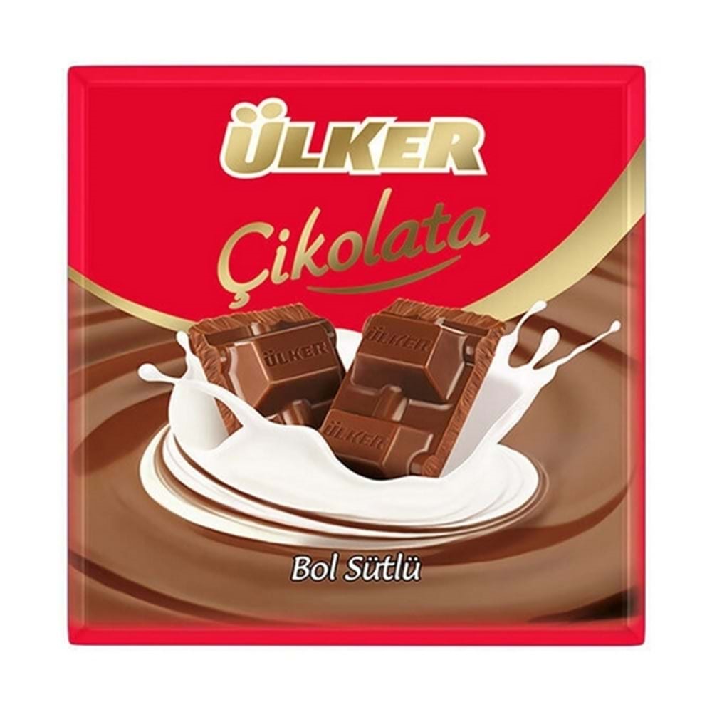 Ülker Kare Çikolata Sütlü 60 Gr