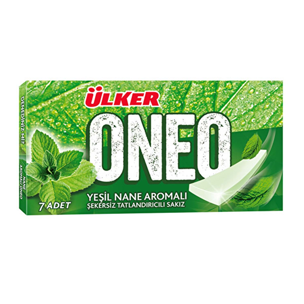 Ülker Oneo Slıms Yeşil Nane Aromalı Sakız 14 Gr