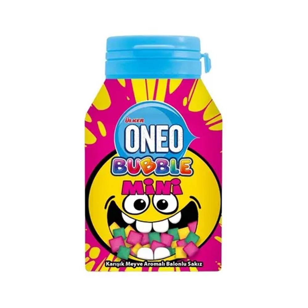 Ülker Oneo Bubble Mini Draje Sakız 60 Gr Şişe