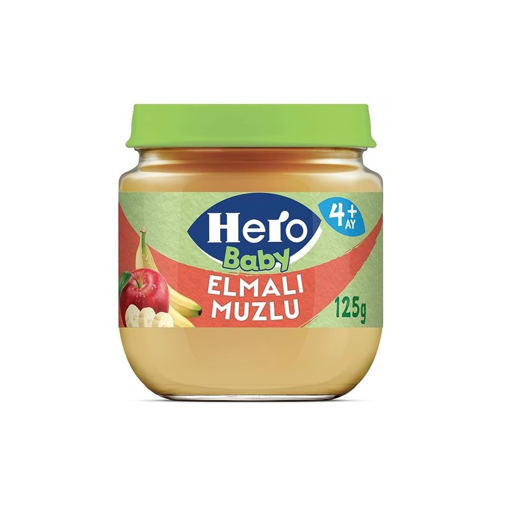 Hero Baby Elma Muz Maması 125 Gr Kavanoz