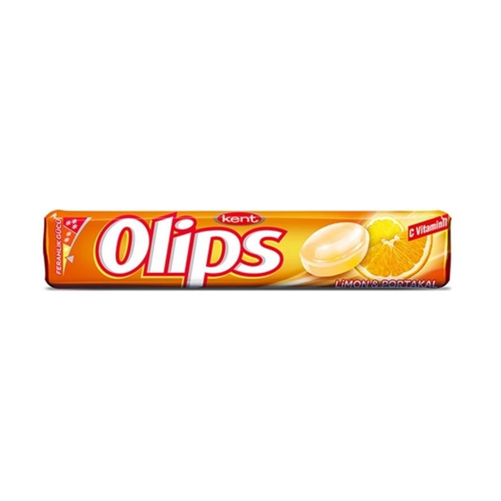 Kent Olips Limon & Portakal Aromalı Şekerleme 28 Gr