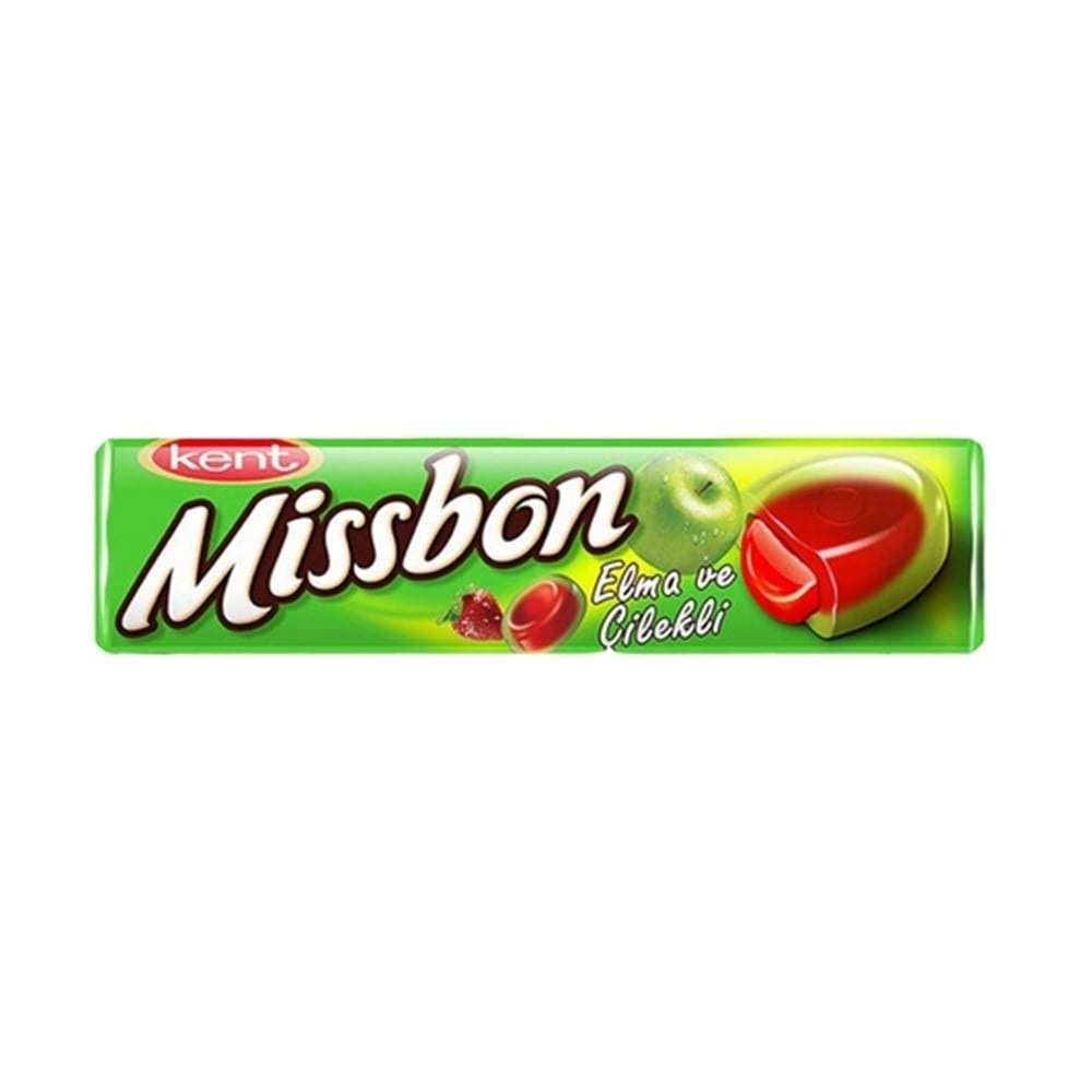 Kent Missbon Çilek & Elma Şekerleme 43 Gr