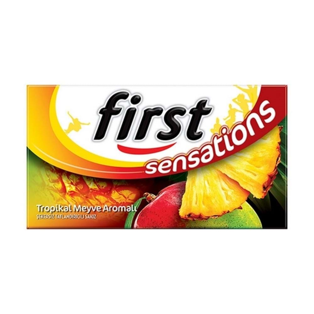 First Sensations Tropical Meyve Aromalı Sakız 27 Gr