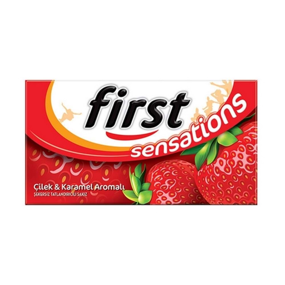 First Sensations Çilek Aromalı Sakız 27 Gr