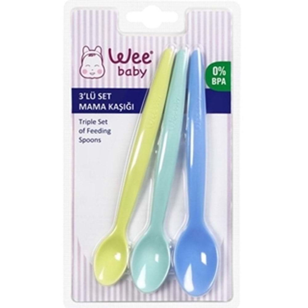 Wee Baby 123 Mama Kaşığı 3 Lü