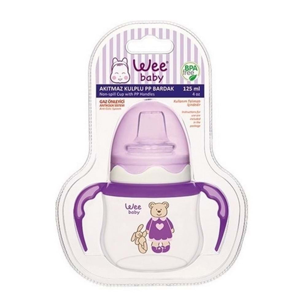 Wee Baby Akıtmaz Kulplu Pp Antikolik Bardak 125 Ml