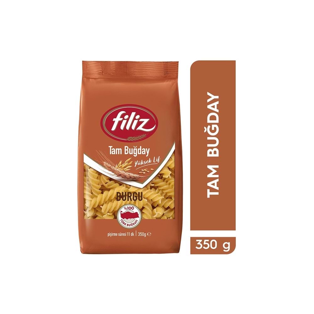 Filiz Tam Buğday Burgu Makarna 350 Gr