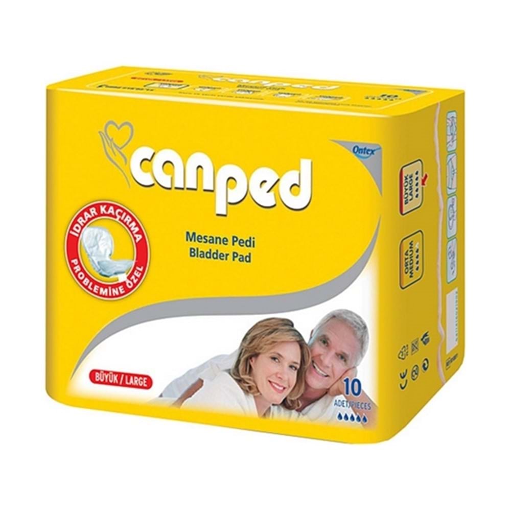 Canped Canped Mesane Pedi Büyük 10 Lu