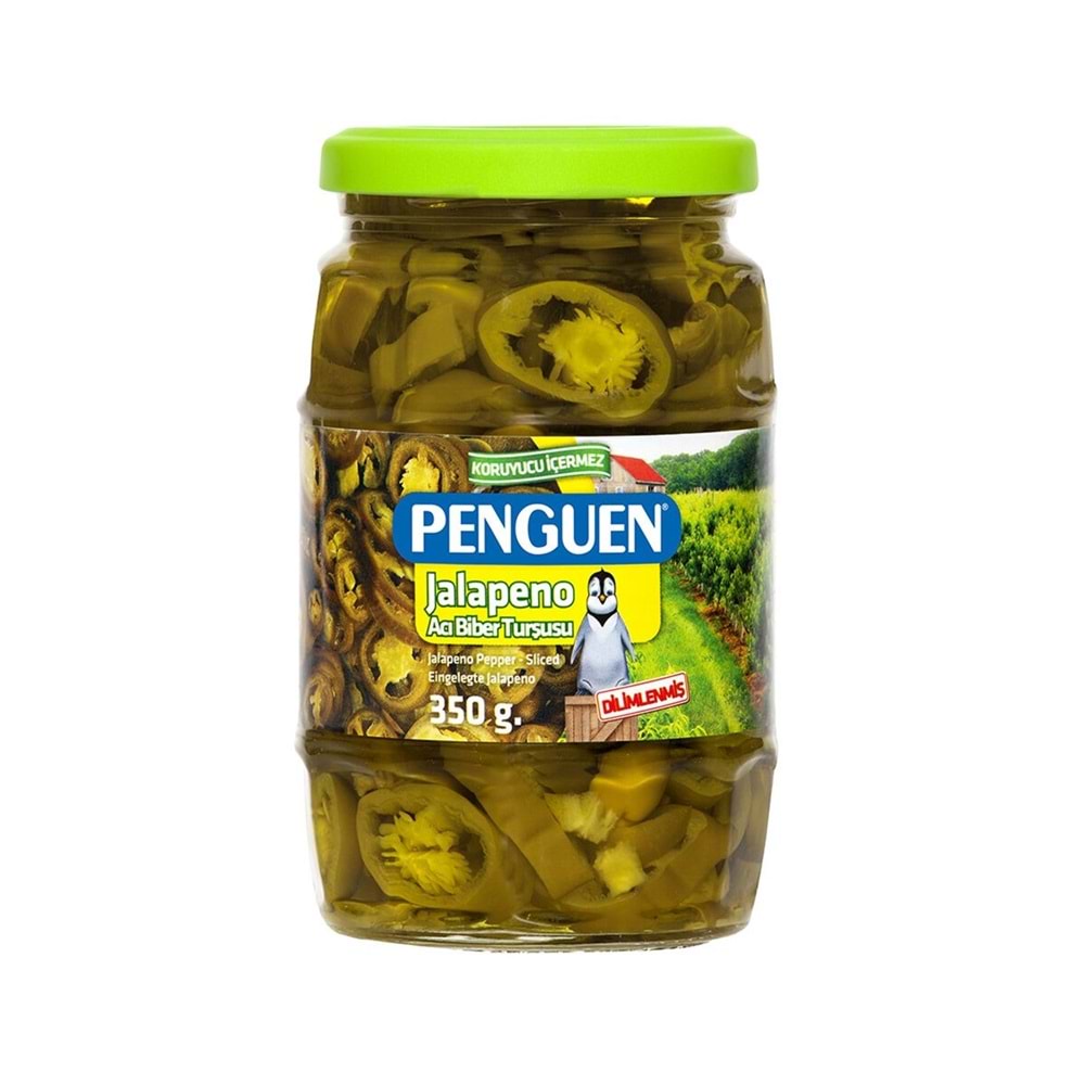 Penguen Jalapeno Acı Biber Turşu 350 Gr