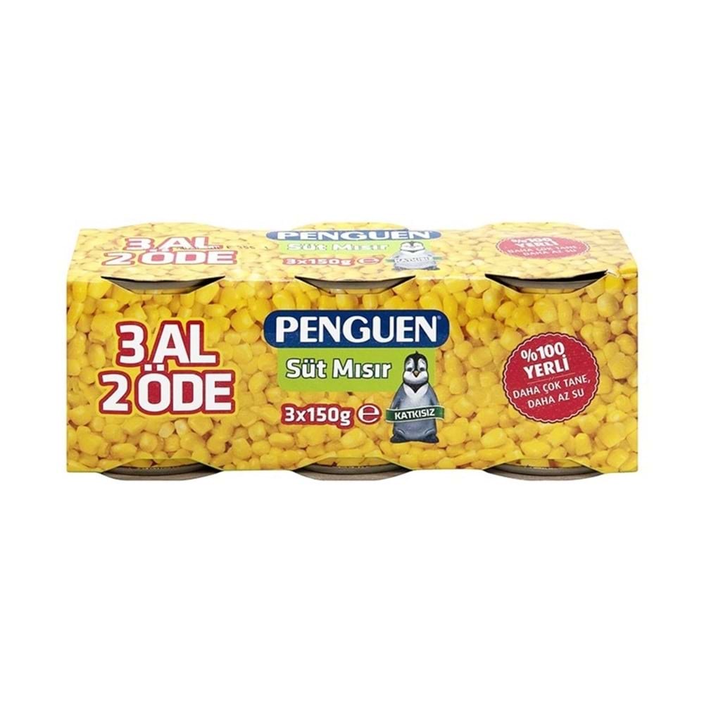 Penguen Süt Mısır 3 Al 2 Öde 150 Gr