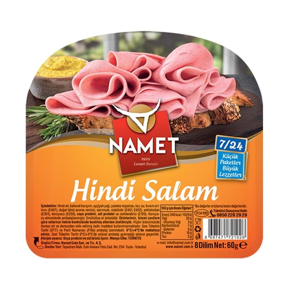 Namet 7/24 Hindi Salam 60 Gr