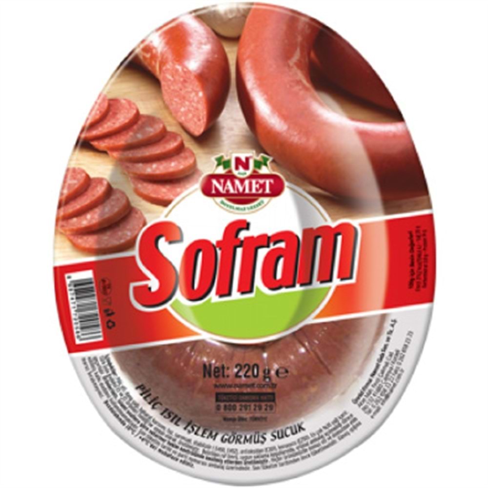 Namet Piliç Sucuk Kangal Sofram 220 Gr