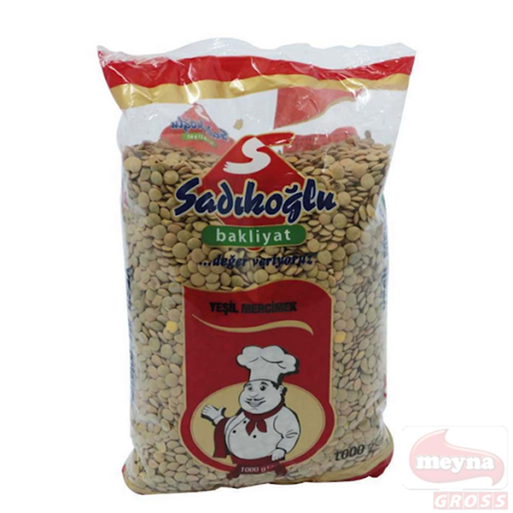 Sadıkoğlu Yeşil Mercimek 1 Kg