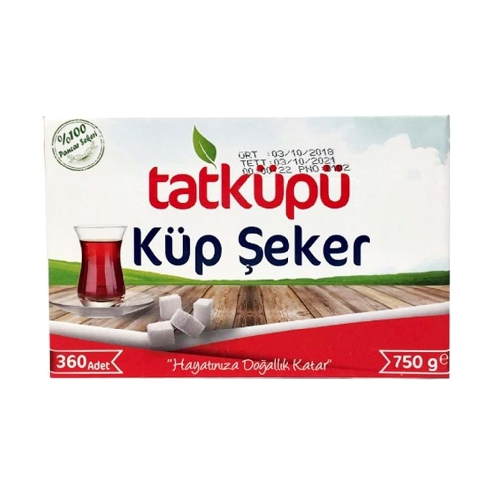 Tatküpüi Küp Şeker 750 Gr 360 Adetli