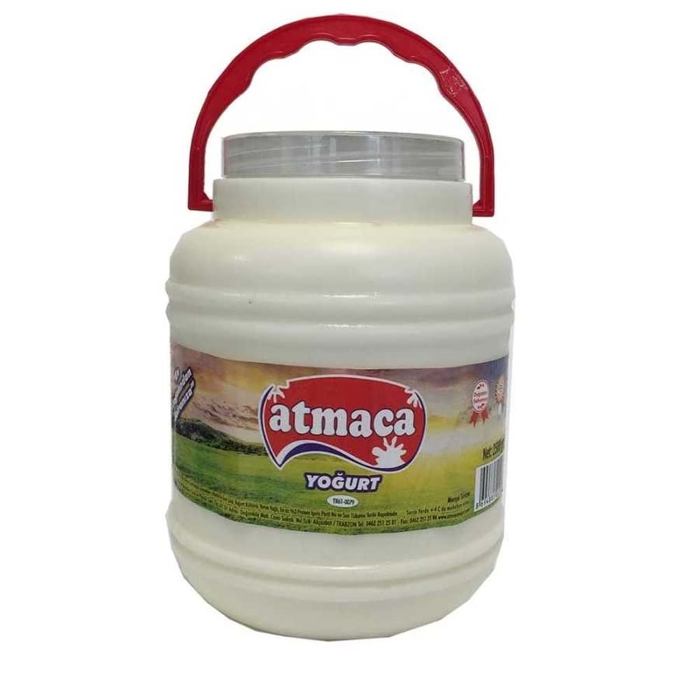 Atmaca Yoğurt Yarım Yağlı 2500 Gr Bidon