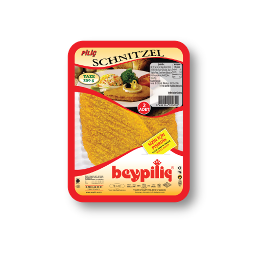Beypiliç Map Tabaklı Piliç Schnitzel 300 Gr