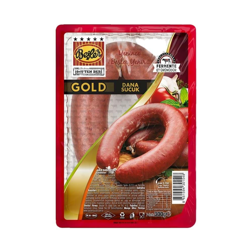 Beşler Dana Sucuk Gold Fermente 300 Gr