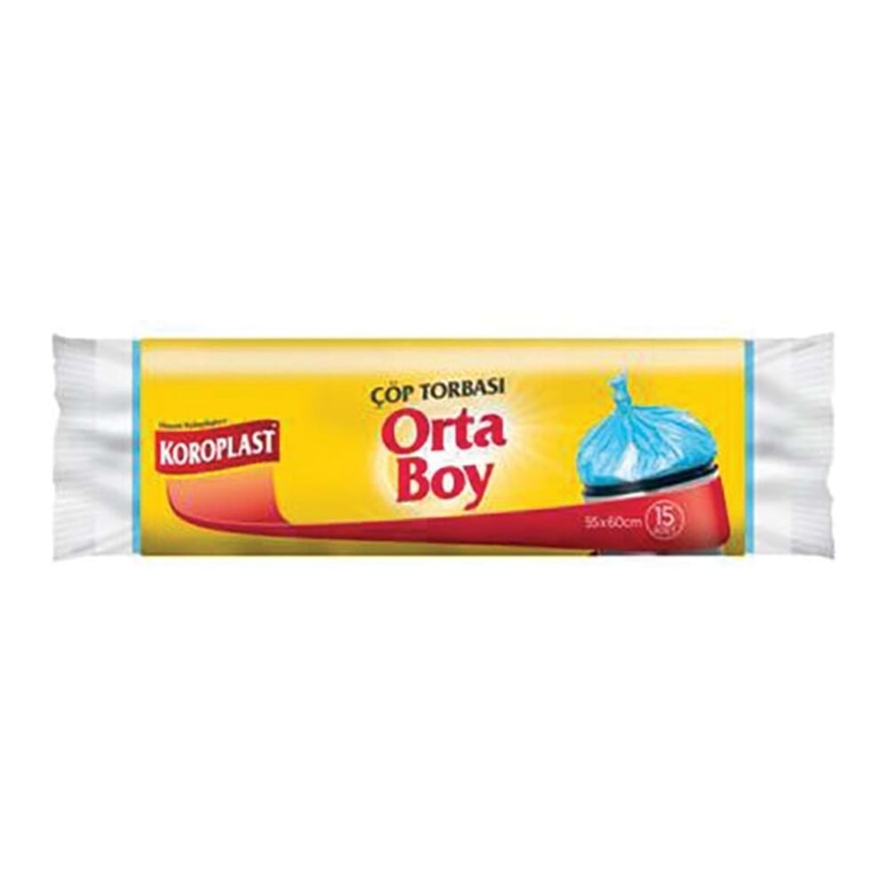Koroplast Çöp Torbası Orta 55X60 15 Li