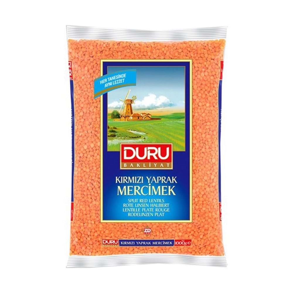 Duru Kırmızı Yaprak Mercimek 1 Kg