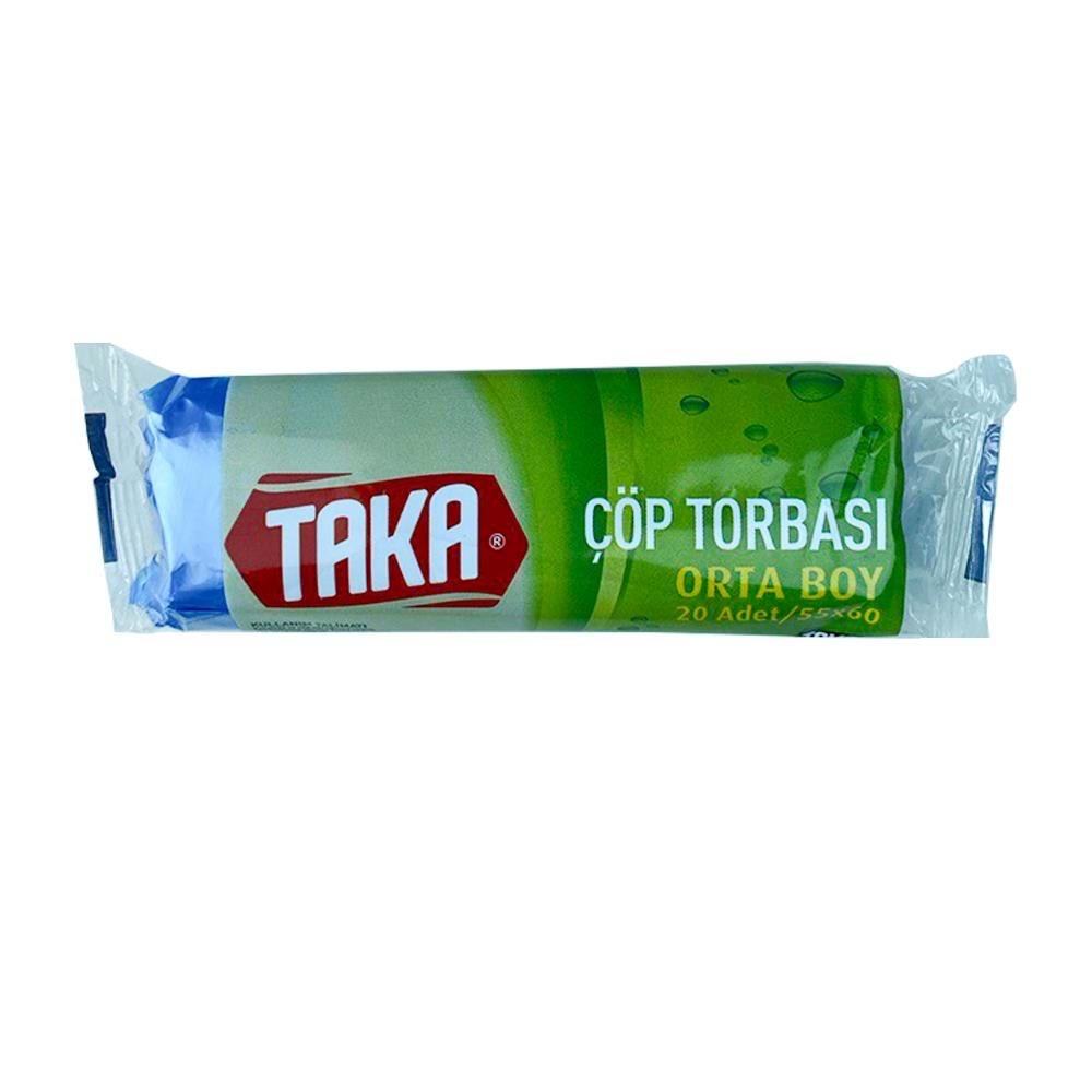 Taka Çöp Torbası Orta Boy 55X60 20 Li