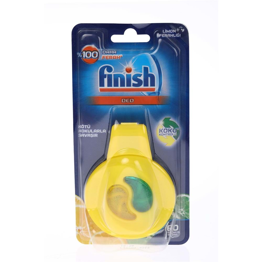 Finish Deo Limon Kokulu Bulaşık Makinesi Kokusu 60 Yıkama 31 Gr