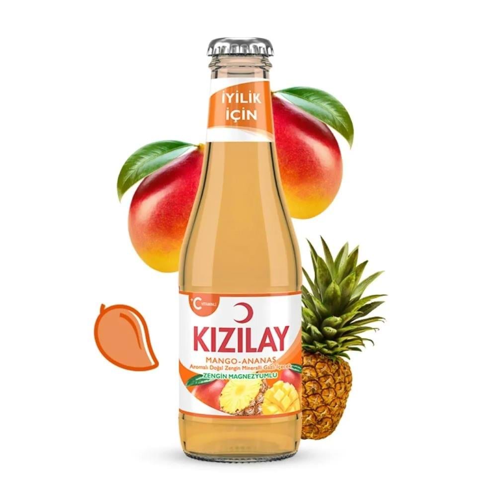 Kızılay Mango Ananas Aromalı Maden Suyu 200 Ml