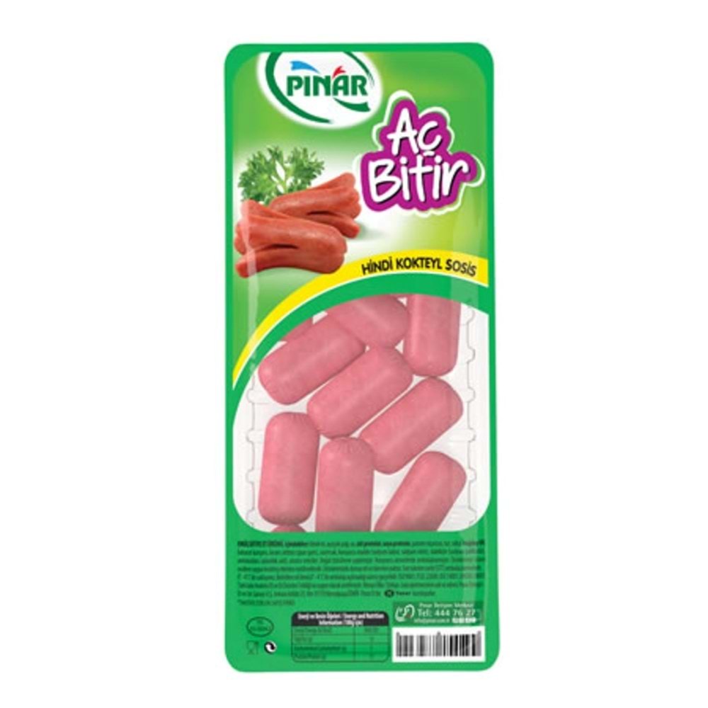 Pınar Aç Bitir Hindi Kokteyl Sosis 180 Gr
