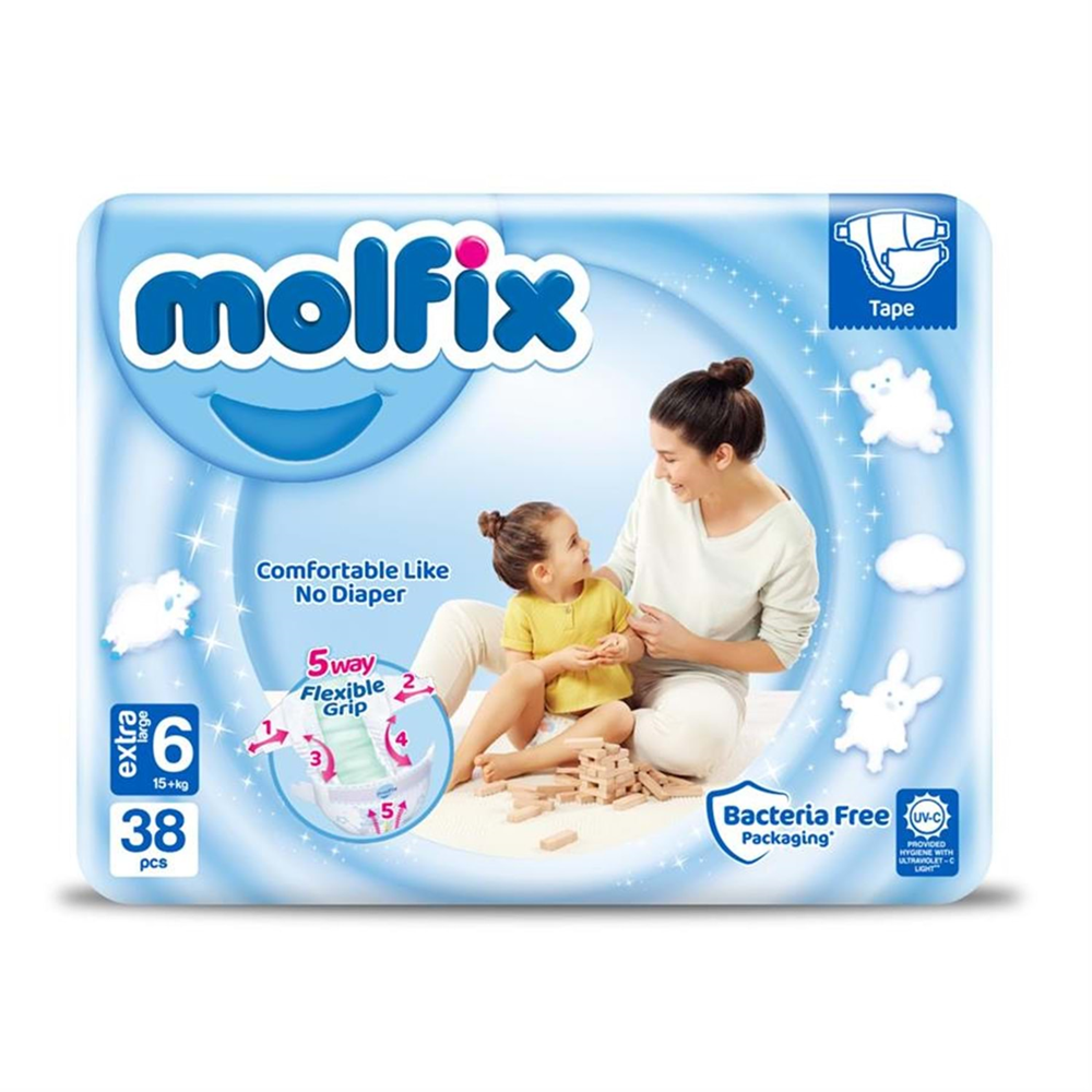Molfix Fırsat No:6 Extra Large Çocuk Bezi 38 Li
