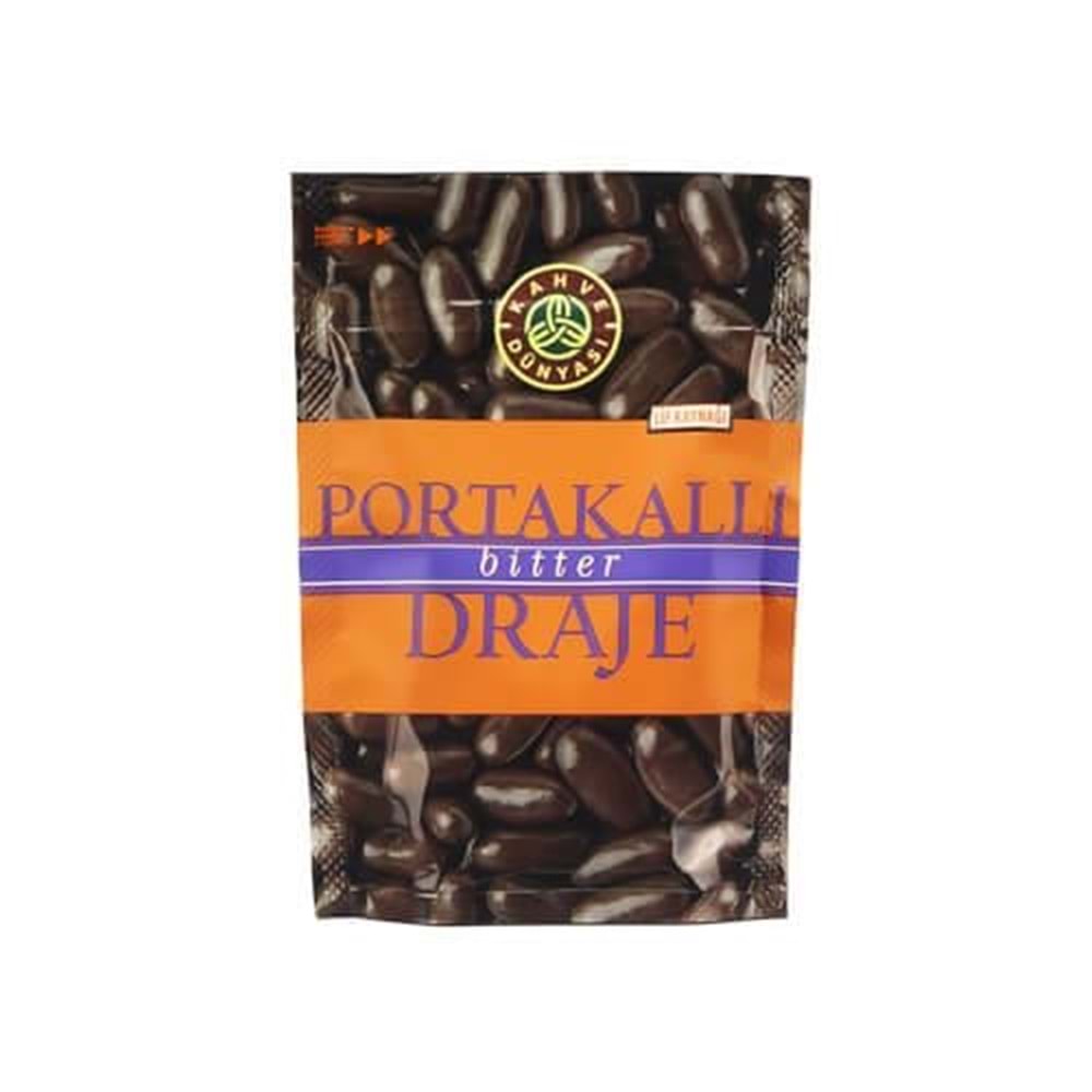 Kahve Dünyası Portakal Bitter Çikolata Kaplı Draje 60 Gr