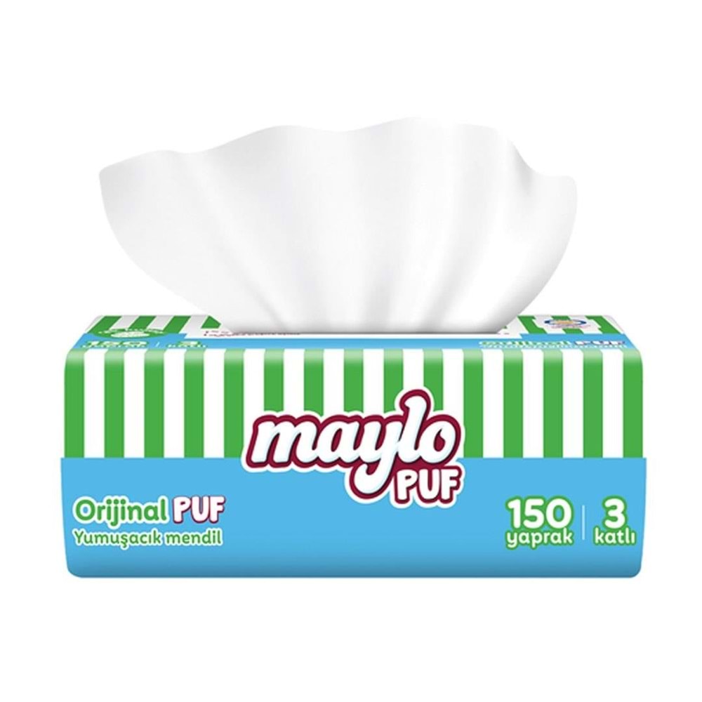 Maylo Çek Kullan Pratik Puf Mendil 150 Li 3 Katlı