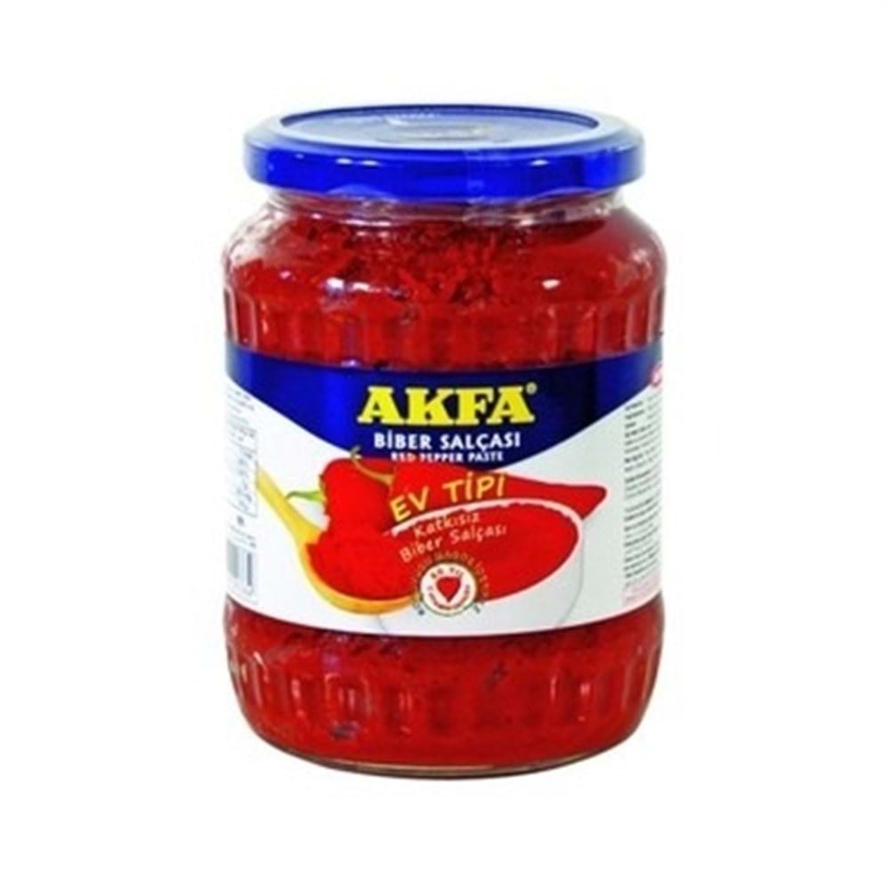 Akfa Domates&Biber Salçası 710 Gr Cam