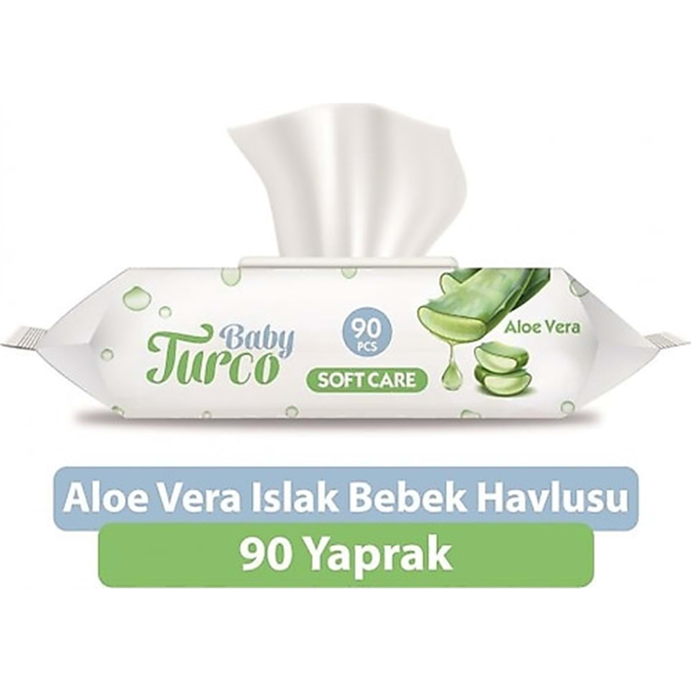 Baby Turco Softcare Islak Havlu 90 Lı