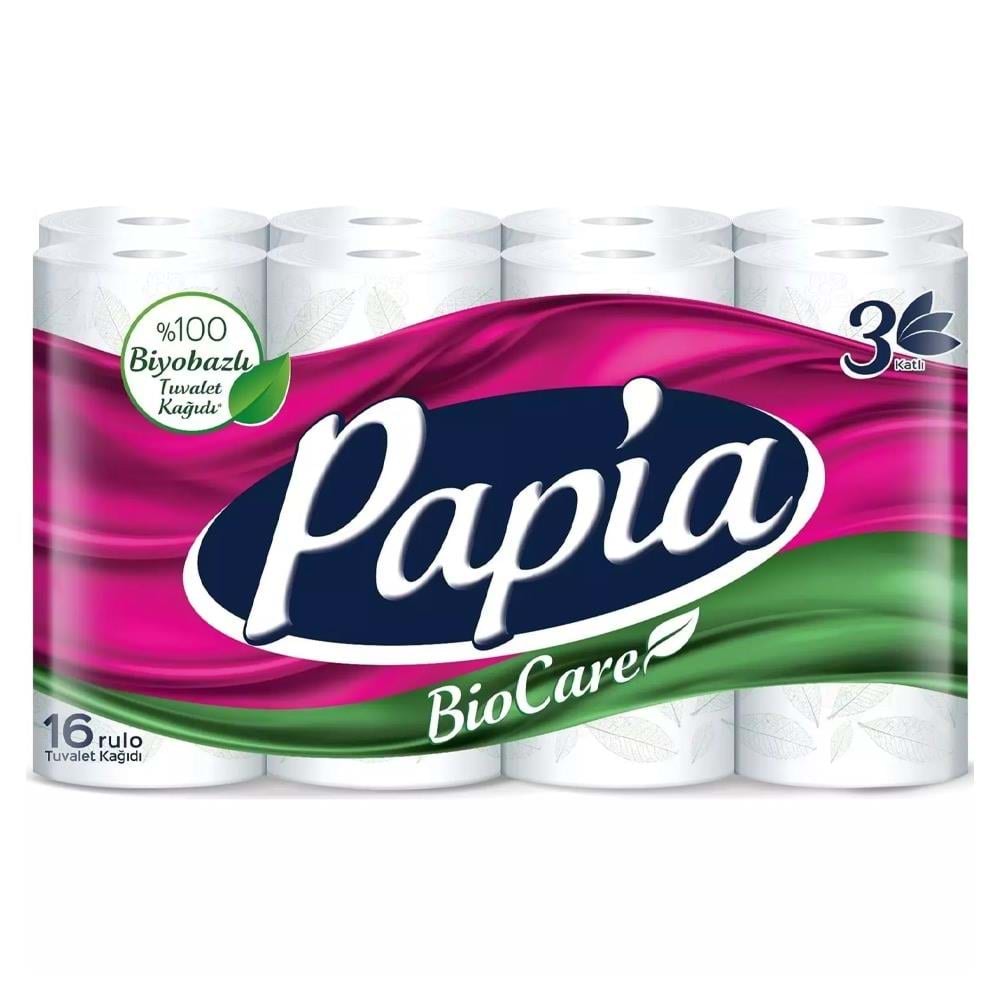 Papia Tuvalet Kağıdı Biocare 16 Lı 3 Katlı