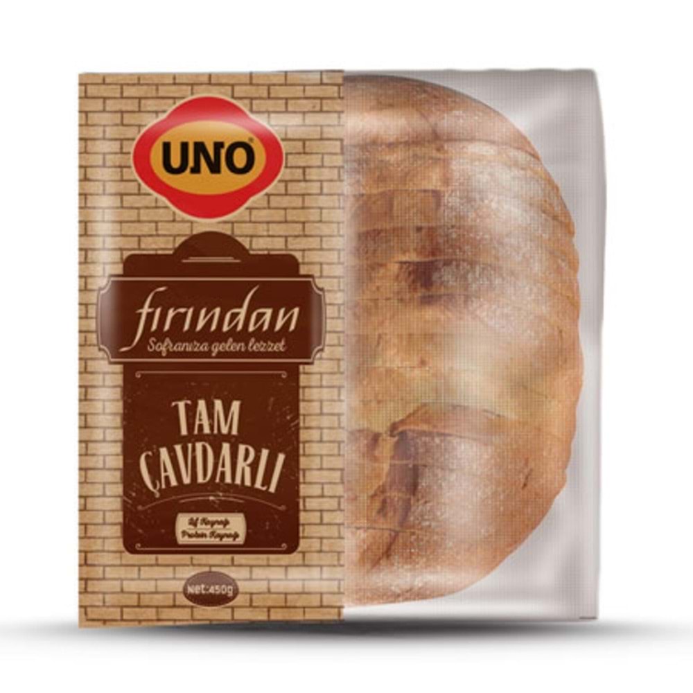 Uno Ekmek Fırından Tam Çavdarlı 450 Gr