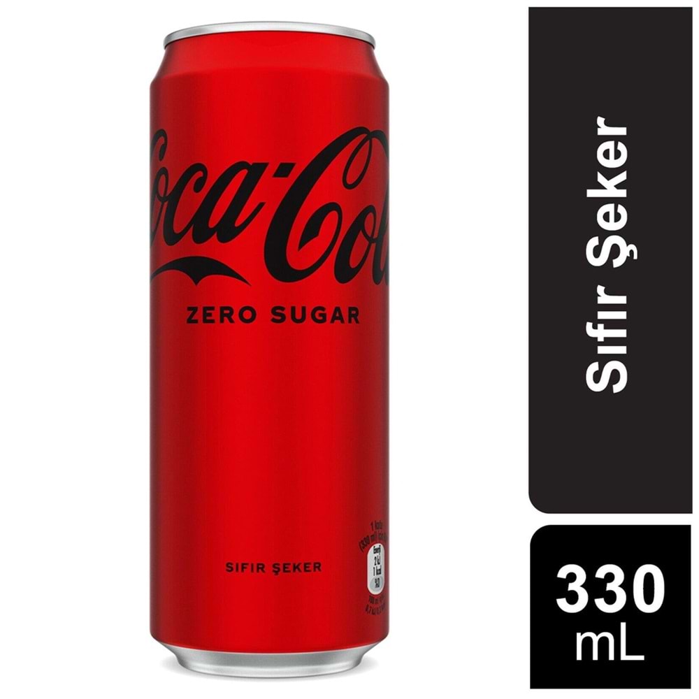 Coca Cola Zero Şeker 330 Ml