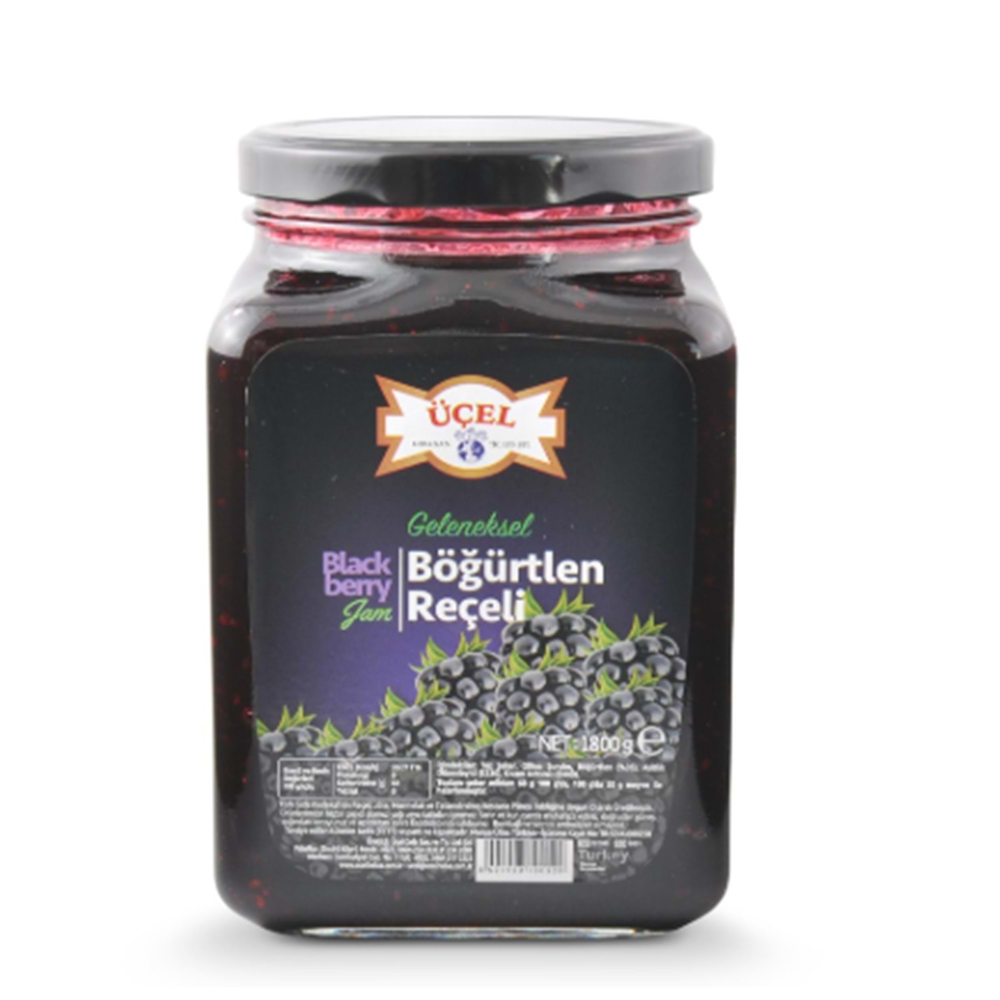 Üçel Böğürtlen Reçel 1.5 Kg Cam