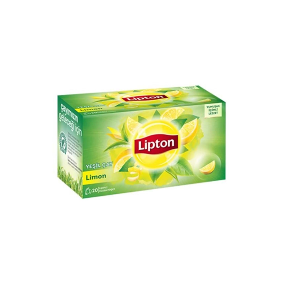 Lipton Yeşil Çay Limonlu 20 Li 30 Gr