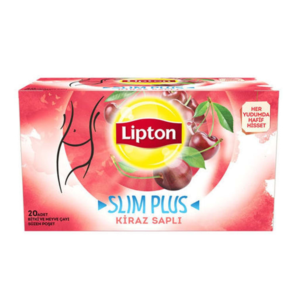 Lipton Slim Plus Kiraz Saplı Çay 20 Li 36 Gr