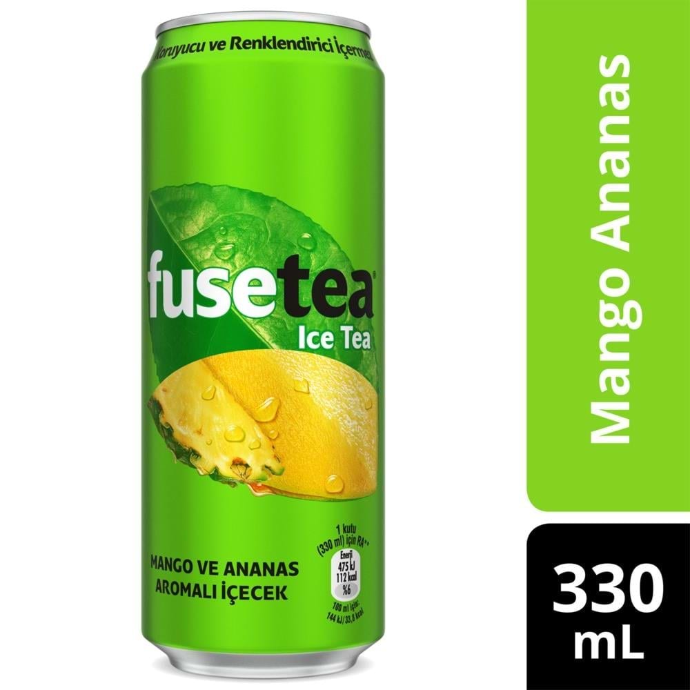 Fuse Tea Soğuk Çay Mango Ananas Aromalı 330 Ml
