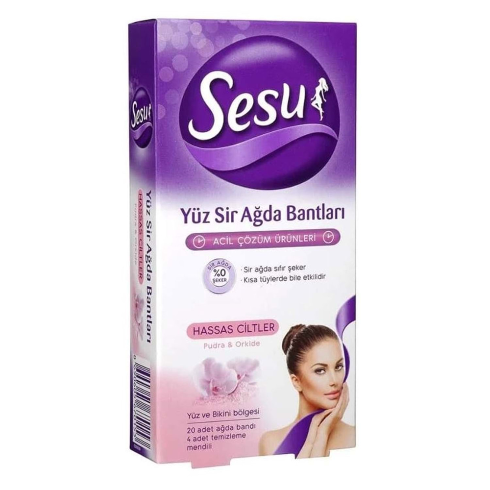 Sesu Yüz Sir Ağda Bantları Soft 12 Li