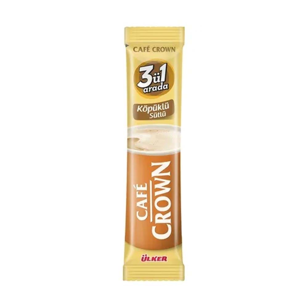 Cafe Crown 3 Ü 1 Arada Sütlü Köpüklü 17.5 Gr